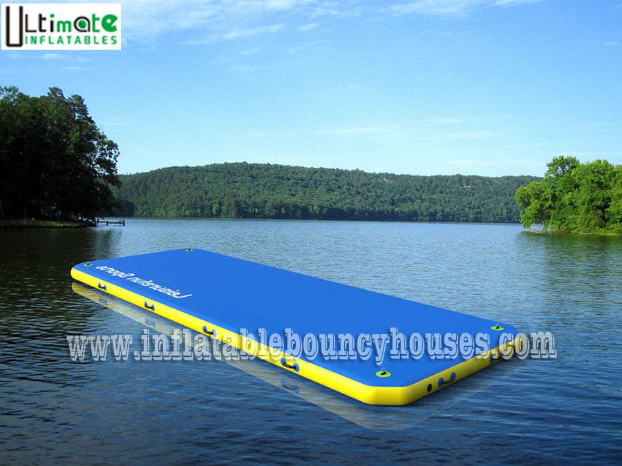 6 x 2 meters inflatable floating water walkway water slide toy for floating slide