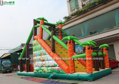 Kids Inflatable Obstacle Sport Mega Run Jungle Basejump Fireproof