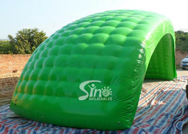 9m half hemisphere promotion exhibition inflatable tent with removable banners on front top