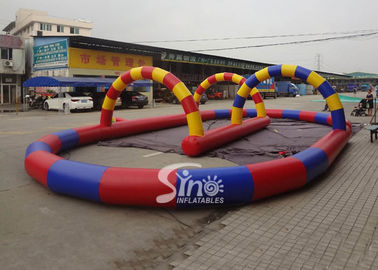 Outdoor karts N zorb balls inflatable race track for sporting events