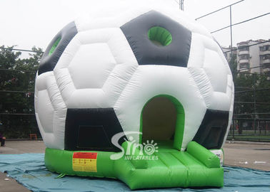 Outdoor football shape kids inflatable bouncy castle with EN14960 standard