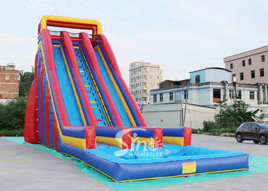 10m high giant inflatable water slide for adults made of heavy duty pvc tarpaulin from China inflatable factory