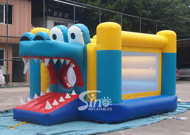 Indoor kids big mouth crocodile inflatable bouncer with EN14960 certified comes with CE blower from Sino Inflatables