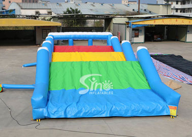 15x6m 6 Lane Vertical Rush Slide Adults Inflatable Obstacle Course For Outoor Mud Or Color Run