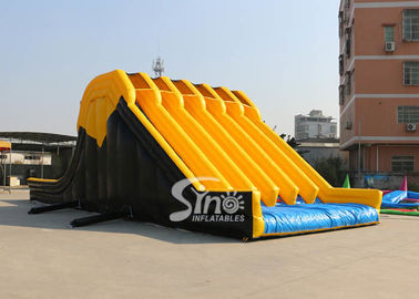 15x6m 6 Lane Vertical Rush Slide Adults Inflatable Obstacle Course For Outoor Mud Or Color Run