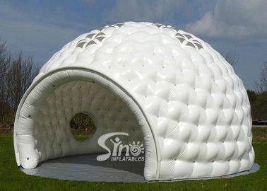 10 Meters Dia. White Big Inflatable Golf Tent With Windows On Top N Removable Door