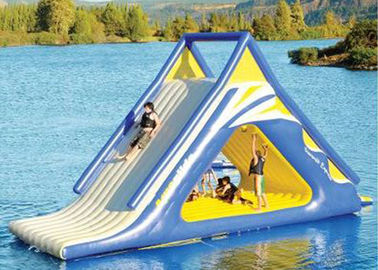 giant kids N adults inflatable floating slide for outdoor water game use in the lake