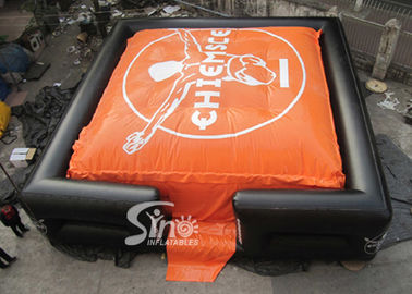 10x10m Outdoor Big BMX Inflatable jump air bag for outdoor stunt trainning