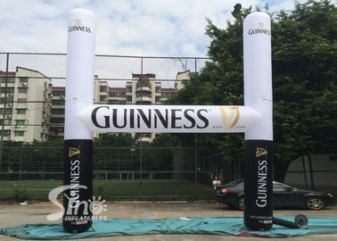 White N Black Guinness inflatable advertising arch for outdoor promotion activities