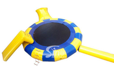 5 mts Dia. kids N adults inflatable water trampoline with springs available combined with blob, slide N log