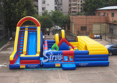 Great Fun Outdoor Kid Giant Inflatable Amusement Park For Commercial Use