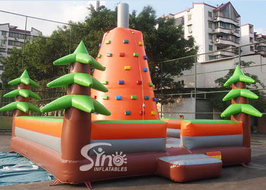 Outdoor kids inflatable rock climbing wall for inflatable sports games activities