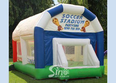 Commmercial Adults Inflatable Games , Green Inflatable Volleyball Court