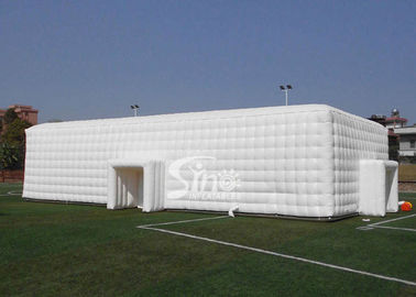 20x10m outdoor white giant inflatable cube tent for wedding parties made of best material from Sino Inflatables