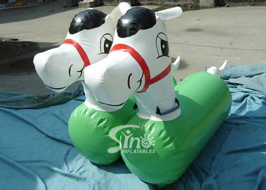 Lovey Airtight Kids Inflatable Pony Horse Toys For Inflatable derby Race