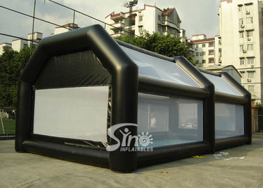 Kids N adults blow up enclosed inflatable football court with well ventilated net walls