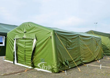 Mobile Emergency Isolation Rescue Army Green Inflatable Military Tent For Outdoor Equipment