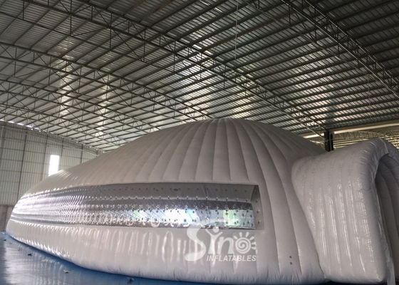 Blow Up Airtight White Weding Inflatable Igloo Dome Tent With Transparent Windows For Indoor N Outdoor Party Events