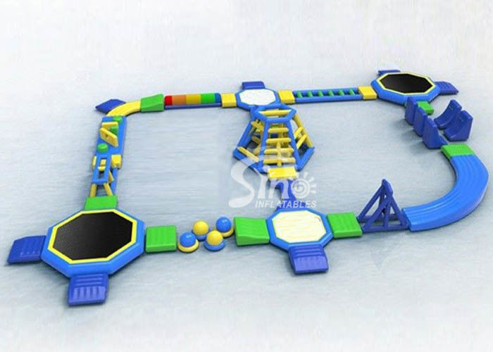 inflatable water obstacle course