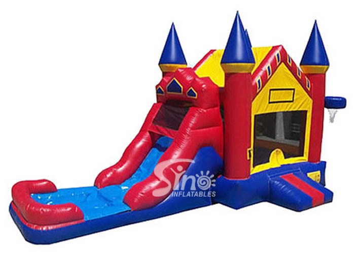 inflatable pool bounce house