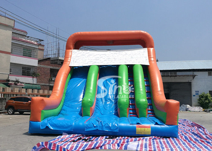 New Heavy Duty Vertical Rush Inflatable, Inflatable Slide For Inground Pool