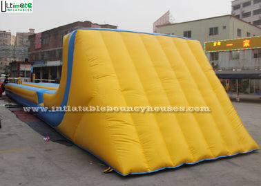 Colored Double Lanes Inflatable Slip N Slide Commercial For Adults