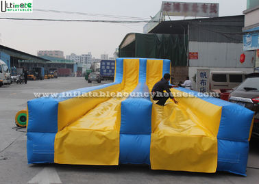 Colored Double Lanes Inflatable Slip N Slide Commercial For Adults