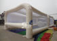 Adults energy challenge running inflatable obstacle tent with transparent balls inside