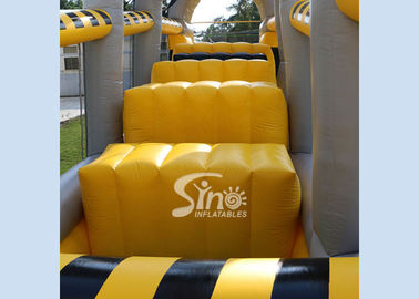 24m long big challenge adults inflatable obstacle course for boot camp or keeping fit made in Sino Inflatables