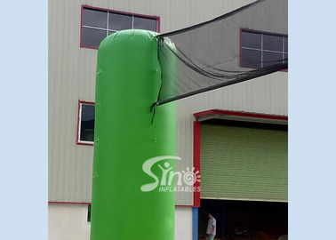 Commercial grade small size kids N adults inflatable bossaball court with trampolines in the center