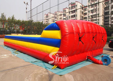 Commercial Inflatable Games 3 Lanes Bungee Run For Outdoor Interactive Sports