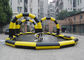Custom made outdoor N indoor go karts inflatable race track for zorb balls and cars