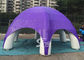 Outdoor anytime fitness company purple 6 legs advertising inflatable tent