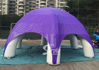 Outdoor anytime fitness company purple 6 legs advertising inflatable tent