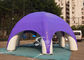 Outdoor anytime fitness company purple 6 legs advertising inflatable tent