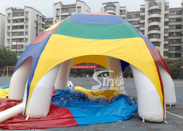 6 mts outdoor colorful advertising inflatable tent made of pvc tarpaulin for shows or events