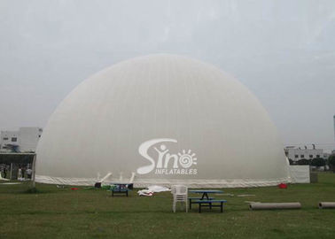 30m Dia. giant dome inflatable planetarium projection tent with water bags hauled on the bottom