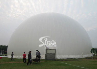 30m Dia. giant dome inflatable planetarium projection tent with water bags hauled on the bottom