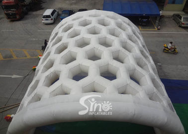 Outdoor event white giant inflatable spider tent with bubble windows on top from Sino Inflatables