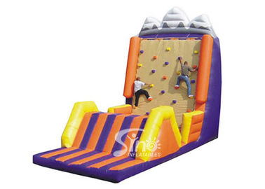 Customized commercial giant inflatable climbing rock wall for entertainment