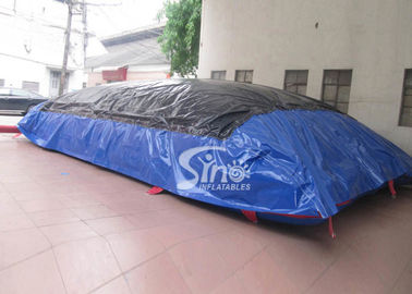 Commercial outdoor giant inflatable stunt bag for stunt adventure challenge