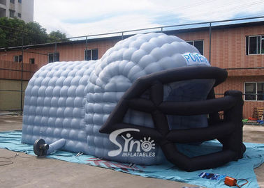 Commercial grade giant baseball inflatable helmet tunnel tent for sales from Sino Inflatables