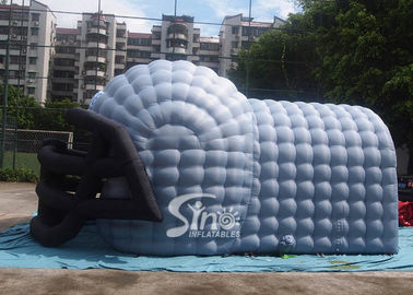 Commercial grade giant baseball inflatable helmet tunnel tent for sales from Sino Inflatables