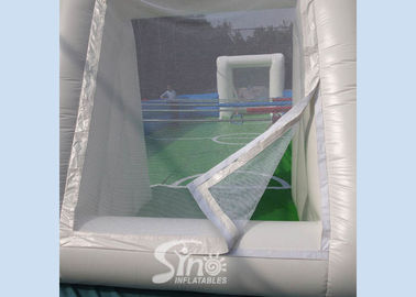 Commercial human inflatable foosball arena court for football activities