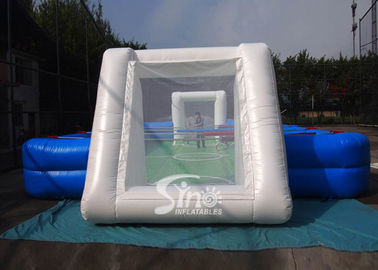 Commercial human inflatable foosball arena court for football activities