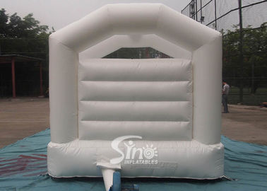 Outdoor commercial used white wedding bouncy Castles for wedding parties