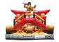 Giant Samurai Temple Inflatable Castles With Slide Commercial Grade for outdoor parties