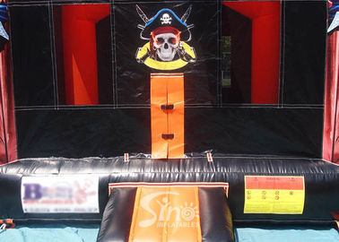 Commercial indoor kids pirate bounce house with pillars inside made in China factory FOR SALE