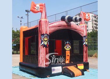 Commercial indoor kids pirate bounce house with pillars inside made in China factory FOR SALE