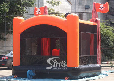 Commercial indoor kids pirate bounce house with pillars inside made in China factory FOR SALE